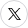 x logo